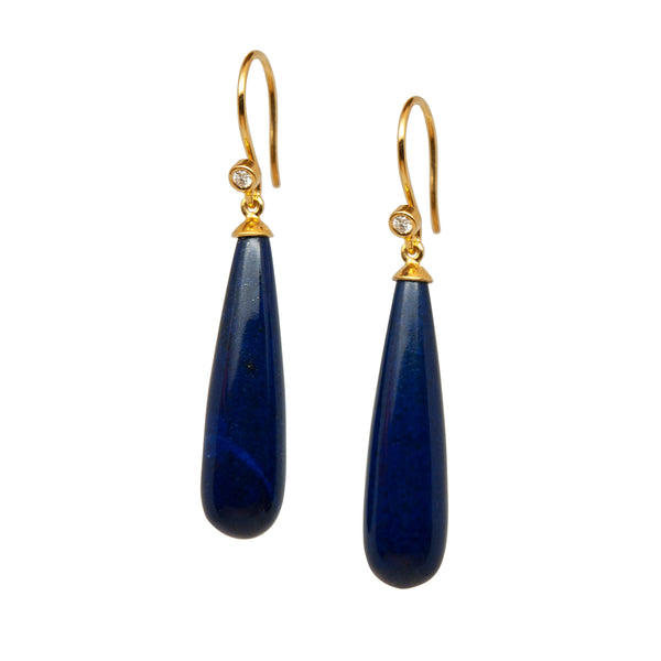 Lapis Lazuli Gemstone Earrings - Amilla jewelry