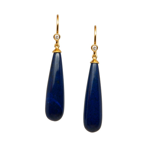 Lapis Lazuli Gemstone Earrings - Amilla jewelry